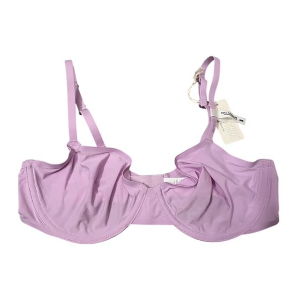 NWT Aerie Smoothez Purple Unlined Full Coverage Underwire Bra 36B - Picture 1 of 15